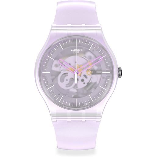 Swatch orologio Swatch rosa solo tempo monthly drops suok155