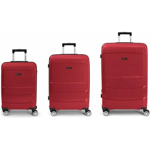 Gabol midori 4 roll suitcase set 3pcs. Rosso