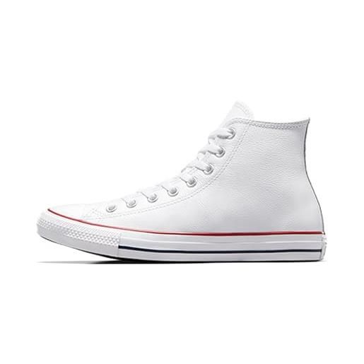 Converse mandrini as alta classic lea 132170c del nuovo i-robot 1s581 in pelle nera, taglia: 40