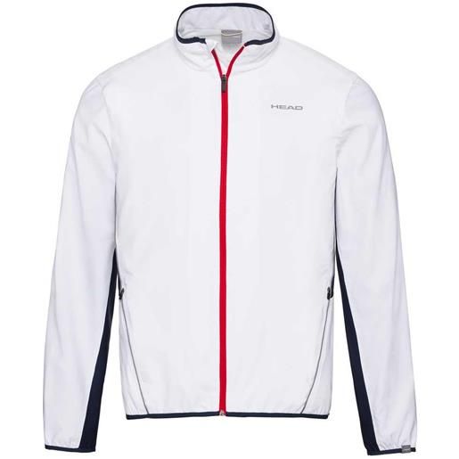 Head Racket club jacket bianco 2xl uomo