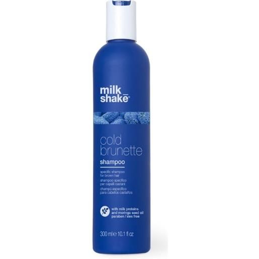 milk_shake cold brunette shampoo 300ml new - shampoo anti-giallo/arancio capelli castani e scuri
