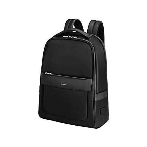 Samsonite zalia 2.0, bagaglio a mano, donna, backpack 14.1, nero (black)