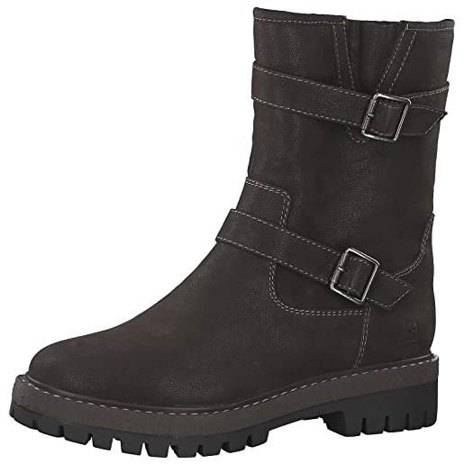 Jwans Stivali da Neve da Donna Inverno Foderato in Peluche Zeppa con Lacci  Scarpe Calde Stivaletti da Donna Impermeabili Antiscivolo da Esterno 