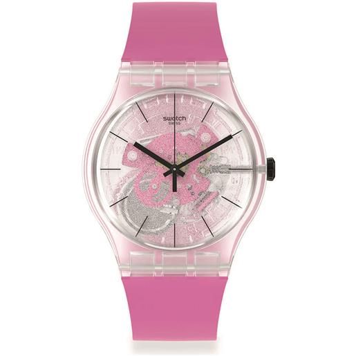 Swatch orologio Swatch rosa solo tempo monthly drops so29k107
