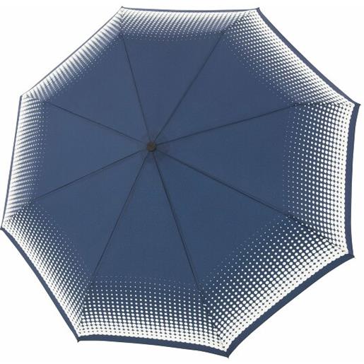 Doppler Manufaktur ombrello tascabile classico in acciaio al carbonio da 31 cm blu