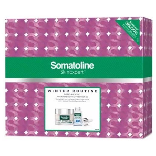 Somatoline Cosmetics somatoline routine intensiva antirughe crema notte 50ml + mini booster acido ialuronico 10ml
