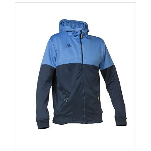 Asioka 183/17, giacca da allenamento con cappuccio uomo, blu marino (royal), xl