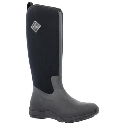 Muck Boots - arctic adventure stivali di gomma da donna, nero (black (black)), 37 eu