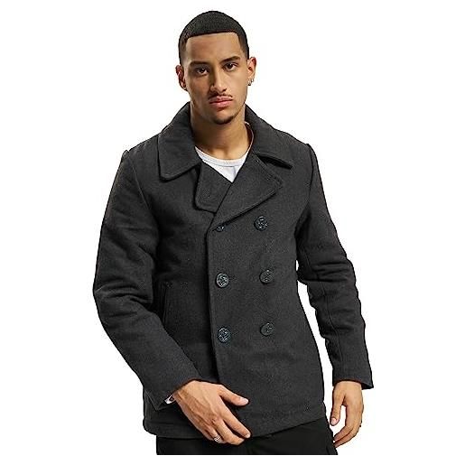 Brandit Brandit pea coat, giacca uomo, nero (black), s