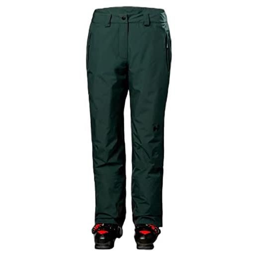 Helly Hansen donna blizzard insulated pant, verde scuro, l