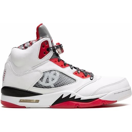Jordan sneakers air Jordan 5 rétro q54 - bianco