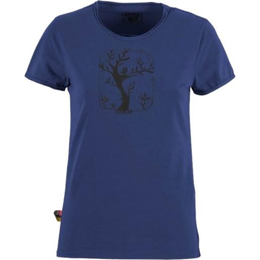 E9 t-shirt birdy donna vintage blue