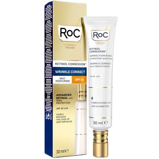 ROC OPCO LLC roc retinol correxion wrinkle correct daily moisturiser spf30 30 ml