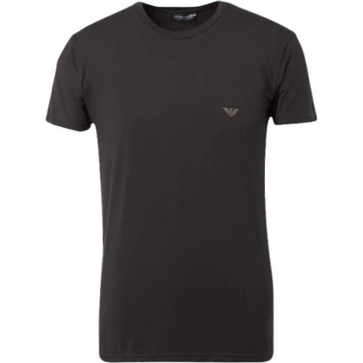 Emporio armani soft modal t-shirt - black