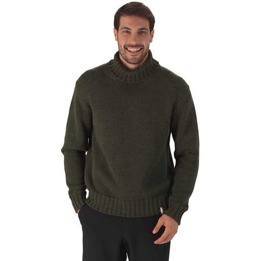 Rossignol over rln knit sweater verde s uomo