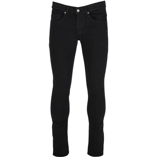 DONDUP | pantaloni george cotone nero