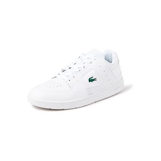 Lacoste corto gabbia 0721 1 sma, scarpe da ginnastica uomo, bianco, 40 eu