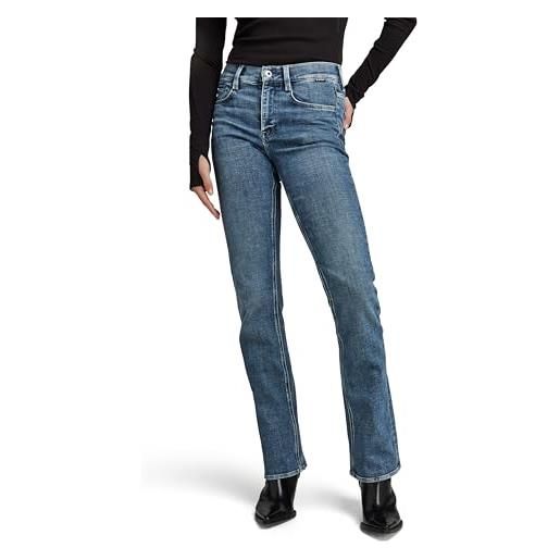 G-STAR RAW noxer bootcut jeans, blu (worn in ocean reef d21437-b767-d348), 28w / 30l donna