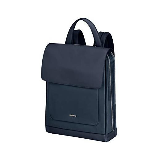 Samsonite zalia 2.0, bagaglio a mano, donna, backpack with flap 14.1, blu (midnight blue)