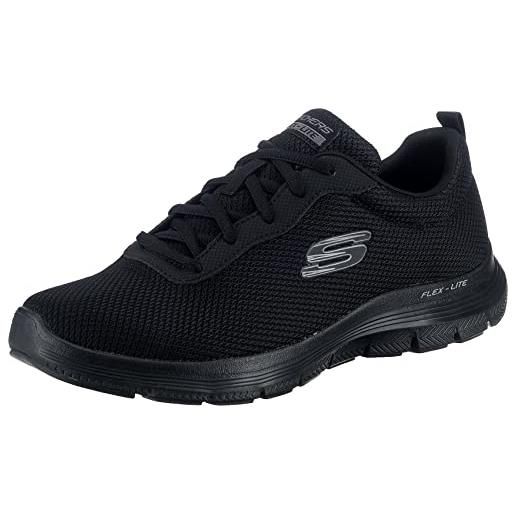 Skechers flex advantage 4.0, scarpe da ginnastica uomo, nero, 39.5 eu