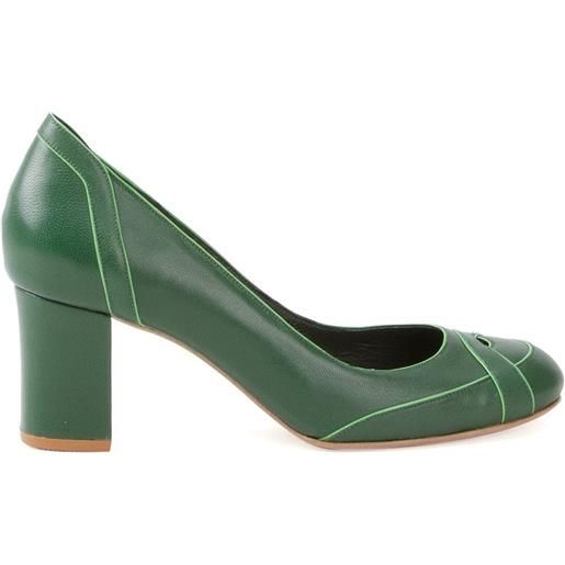 Sarah Chofakian mid-heel pumps - verde