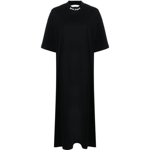 Palm Angels abito modello t-shirt con stampa - nero