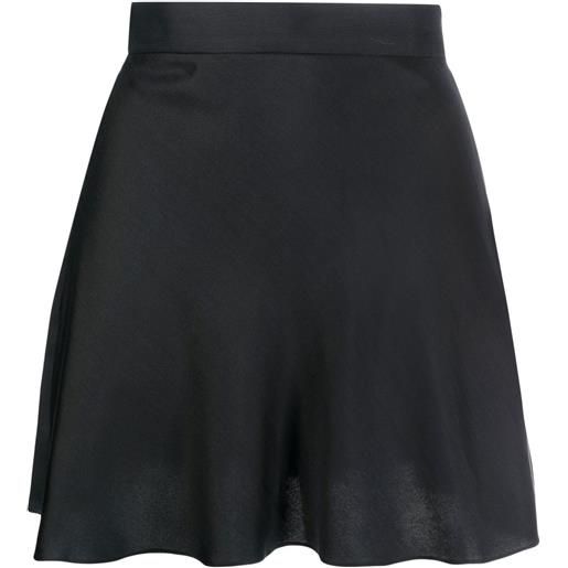 MANURÍ minigonna svasata - nero