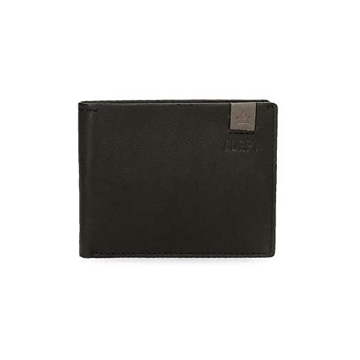 joumma bags,s.l. adept max portafoglio con portafoglio, nero/bianco, portafoglio con portafoglio
