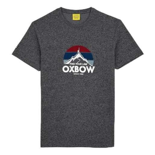 Oxb. Ow o2tzap, maglietta uomo, grigio, s