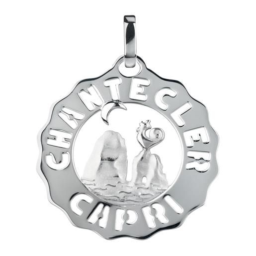 Chantecler / logo / ciondolo piccolo faraglioni / argento