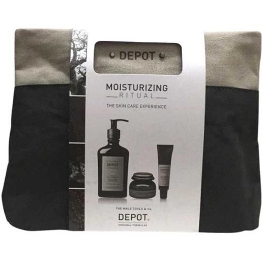 Depot moisturizing ritual the skin care experience - kit viso uomo idratante anti-age