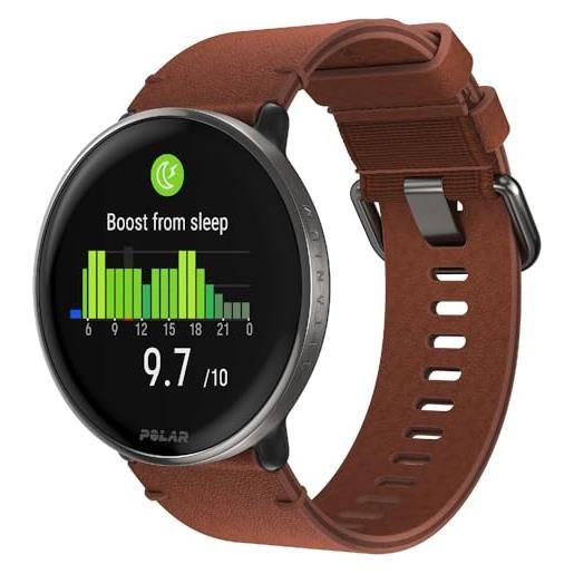Polar ignite 3 - smartwatch con gps per fitness e benessere, analisi del sonno, display amoled, activity tracker 24/7, frequenza cardiaca, allenamenti personalizzati e guida vocale in tempo reale