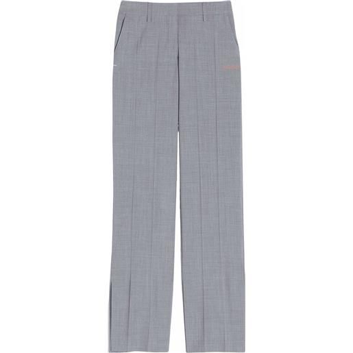 Off-White pantaloni dritti - grigio