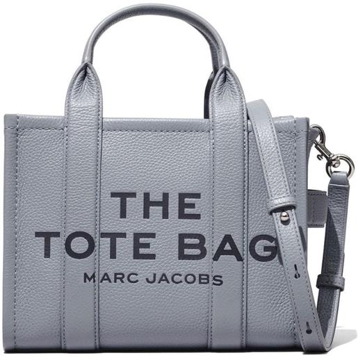Marc Jacobs borsa the leather tote piccola - grigio