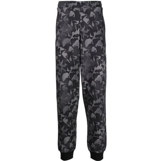 Bally pantaloni sportivi con stampa camouflage - grigio
