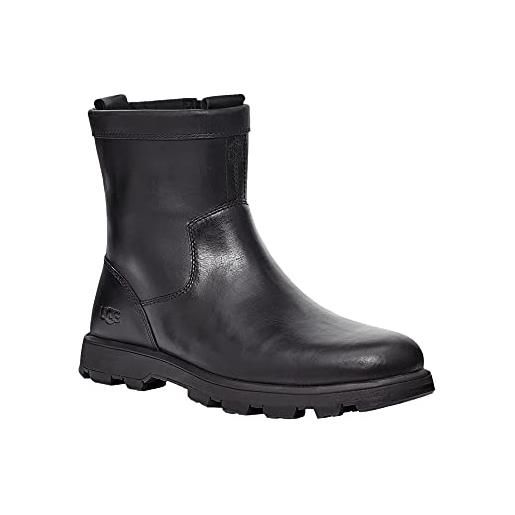 UGG kennen, avvio uomo, black leather, 42 eu