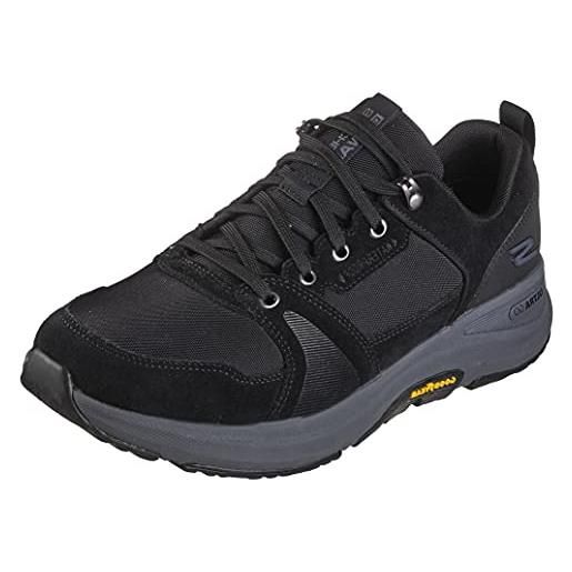 Skechers 216106 bkcc, scarpe da ginnastica uomo, black suede black textile charcoal trim, 45.5 eu