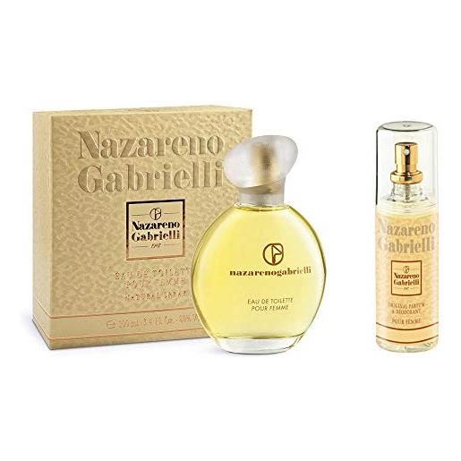 Nazareno Gabrielli 1907 confezione regalo donna profumo edt 100 ml piu deodorante 150 ml