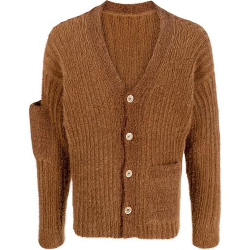 Jacquemus giacca le cardigan neve - marrone
