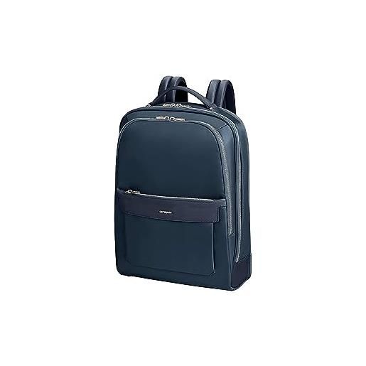 Samsonite zalia 2.0, bagaglio a mano, donna, backpack 15.6, blu (midnight blue)