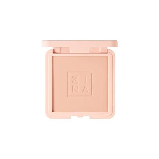 3ina makeup - the compact powder 607 - pink nude - natural silky finish - uniform coverage - comfortable and luminous texture - lightweight mineral powder - easy to blend - vegan - cruelty free
