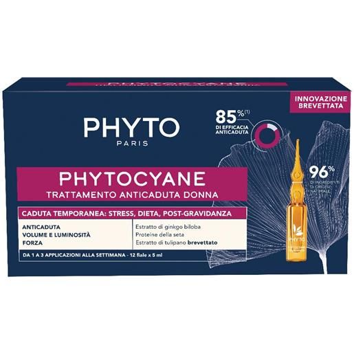 PHYTO (LABORATOIRE NATIVE IT.) phyto phytocyane fiale donna caduta temporanea 12 fiale da 5ml - caduta temporanea
