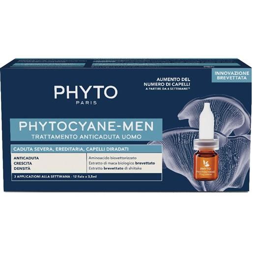 PHYTO (LABORATOIRE NATIVE IT.) phyto phytocyane fiale uomo caduta severa 12 fiale da 5ml - caduta severa - ereditarietà e capelli diradati