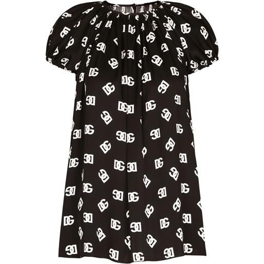 Dolce & Gabbana blusa con stampa - nero
