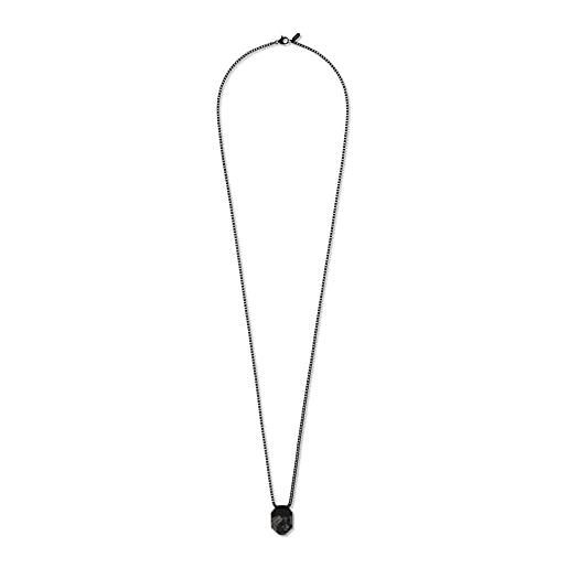 Mvmt collana da uomo collezione shield necklace nero - 28200247