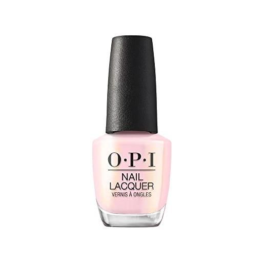 OPI nail lacquer, smalto per unghie, jewel be bold collection, merry & ice, rosa shimmer, 15ml