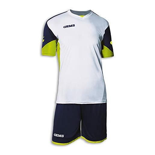 GEMS ah03-0304 kit seattle tuta da ginnastica bianco xxxs