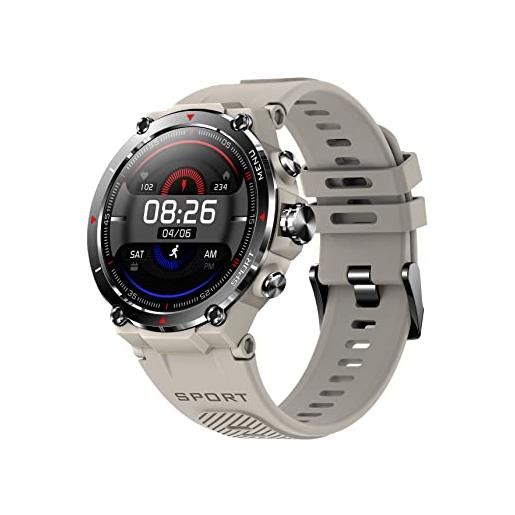 DCU TECNOLOGIC | gps smartwatch | smart watch | touchscreen hd amoled | 14 modalità sport | notifiche app e chiamate | ip68* | grigio