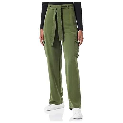 Pepe Jeans fabia, pantaloni donna, verde (thyme), m