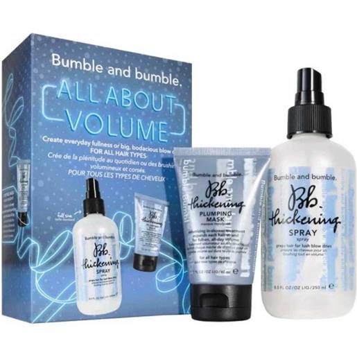 Bumble and Bumble all about volume set - kit volulmizzante capelli sottili fini